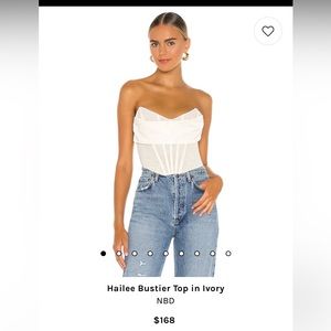 Cream Bustier from Revolve! NWT!